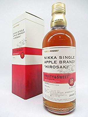 Amazon.co.jp: ニッカ シングルアップルブランデー 弘前 12年 40度