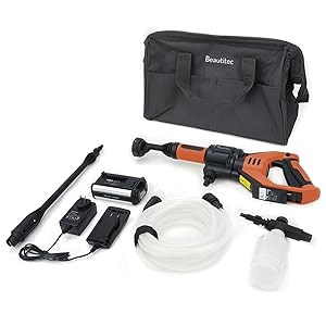 Amazon | Beautitec コードレス洗浄機KB007 (LGN) タンクレス 自吸式