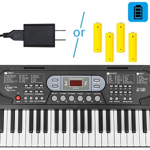 M1539-105-70】電子ピアノ61鍵盤デジタルピアノ電子キーボード