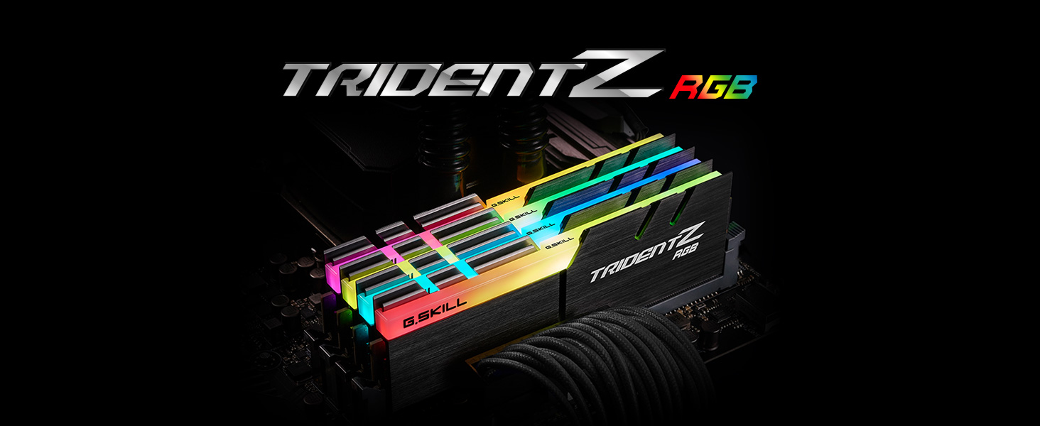 G.SKILL Trident Z RGB Series DDR4 RAM (XMP) 16GB (2x8GB) 3200MT/s