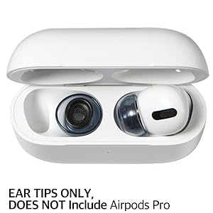Amazon.com: AZLA SednaEarfit XELASTEC for Airpods Pro 1st & 2nd