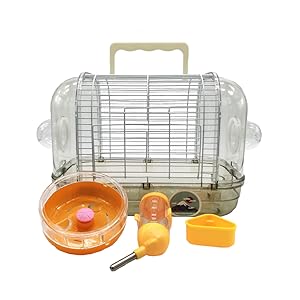 Amazon | Gifty ハムスター ケージ 4点セット ゴールデン 飼育 ゲージ