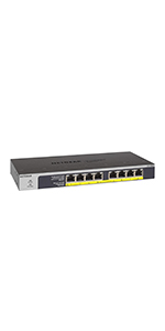 Amazon.com: NETGEAR 8-Port Gigabit Ethernet Unmanaged PoE Switch