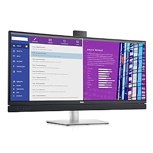 Amazon.co.jp: Dell C3422WE 34.14インチ 曲面 ビデオ会議 モニター