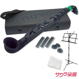Amazon | Nuvo ヌーボ プラスチック製 サックス jSAX Black/Green