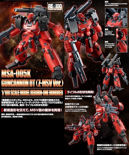 Amazon | RE/100 1/100 ガンキャノン・ディテクター（Z-MSV Ver