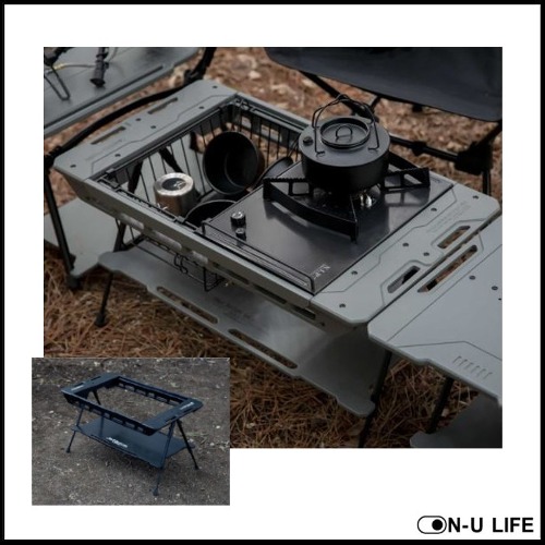 マイオン ミニ キャンプ サイド 補助 折り畳み ウッドバーナーテーブル