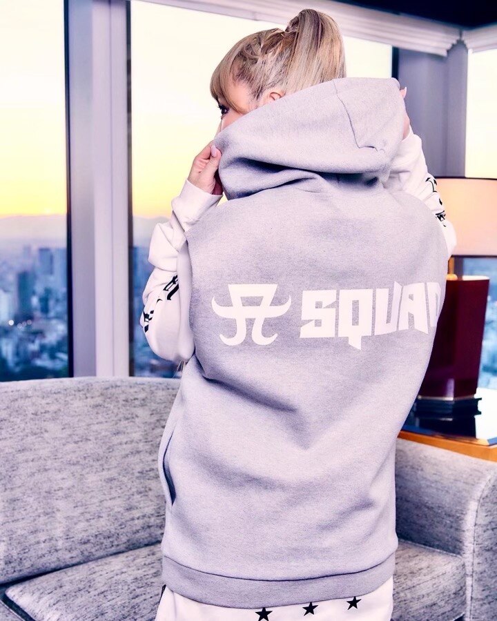 福岡限定 浜崎あゆみ MFC STORE コラボ パーカー ブラック Lサイズ