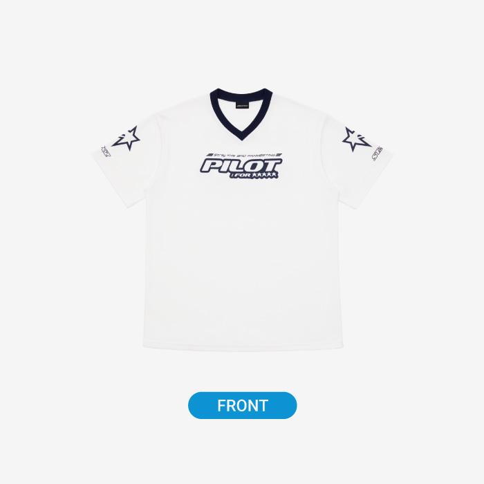 Stray Kids T-SHIRT WHITE - 'PILOT : FOR ' | JYP SHOP