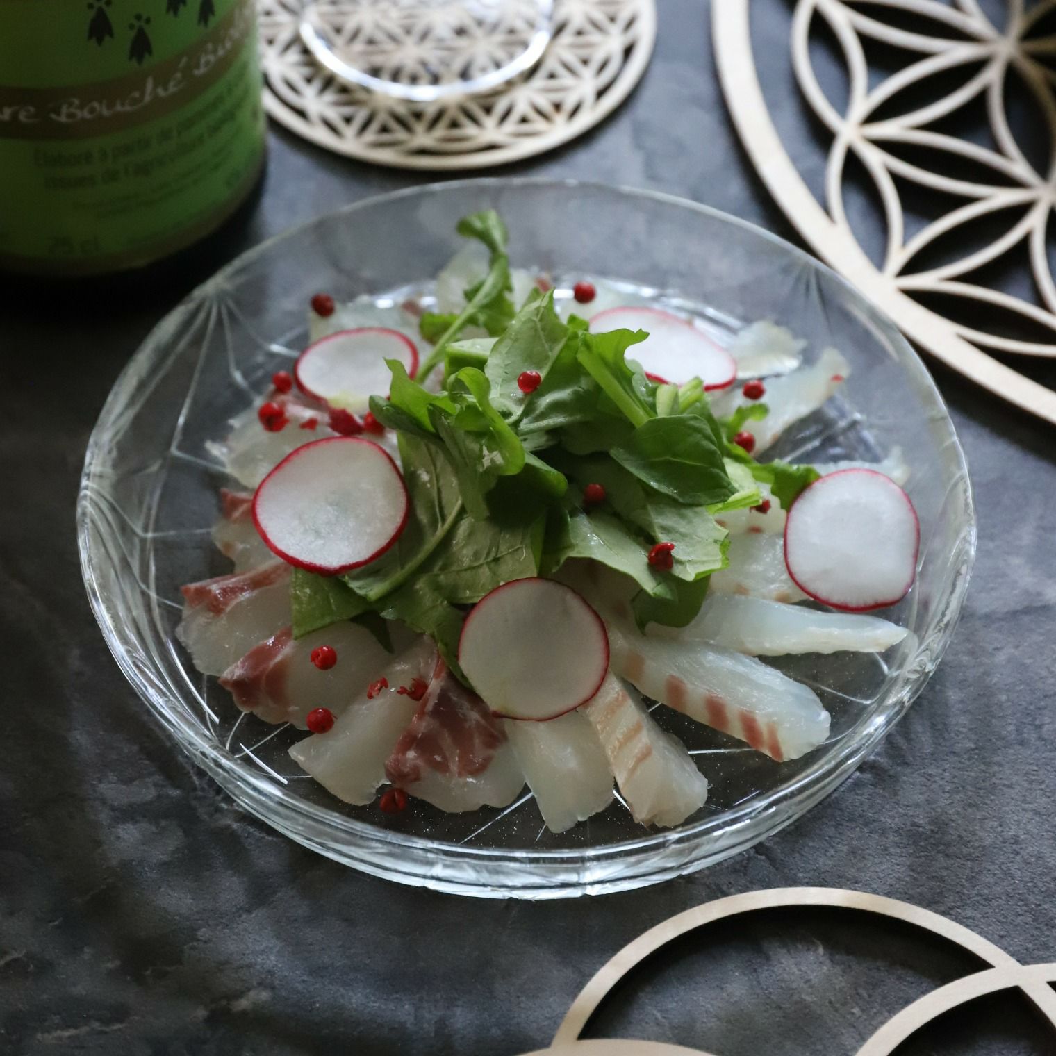 ルネ・ラリック ロザス プレート 大皿 ガラス皿 花柄 バラ窓 1930年代