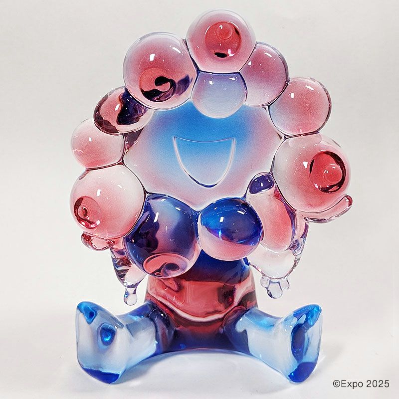 EXPO2025 ミャクミャク クリアフィギュア / レッド×ブルー | EXPO2025