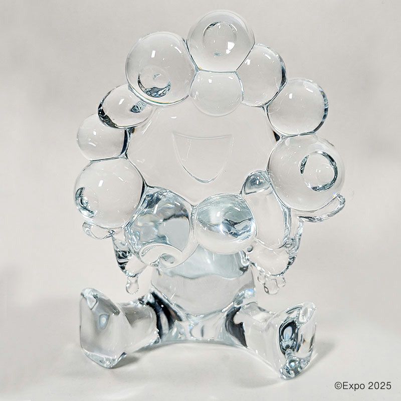 EXPO2025 ミャクミャク クリアフィギュア / レッド×ブルー | EXPO2025