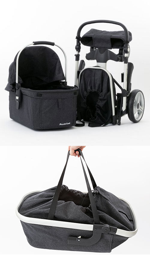 ピッコロカーネ ベント ペットカート 多機能 大容量収納 フレーム