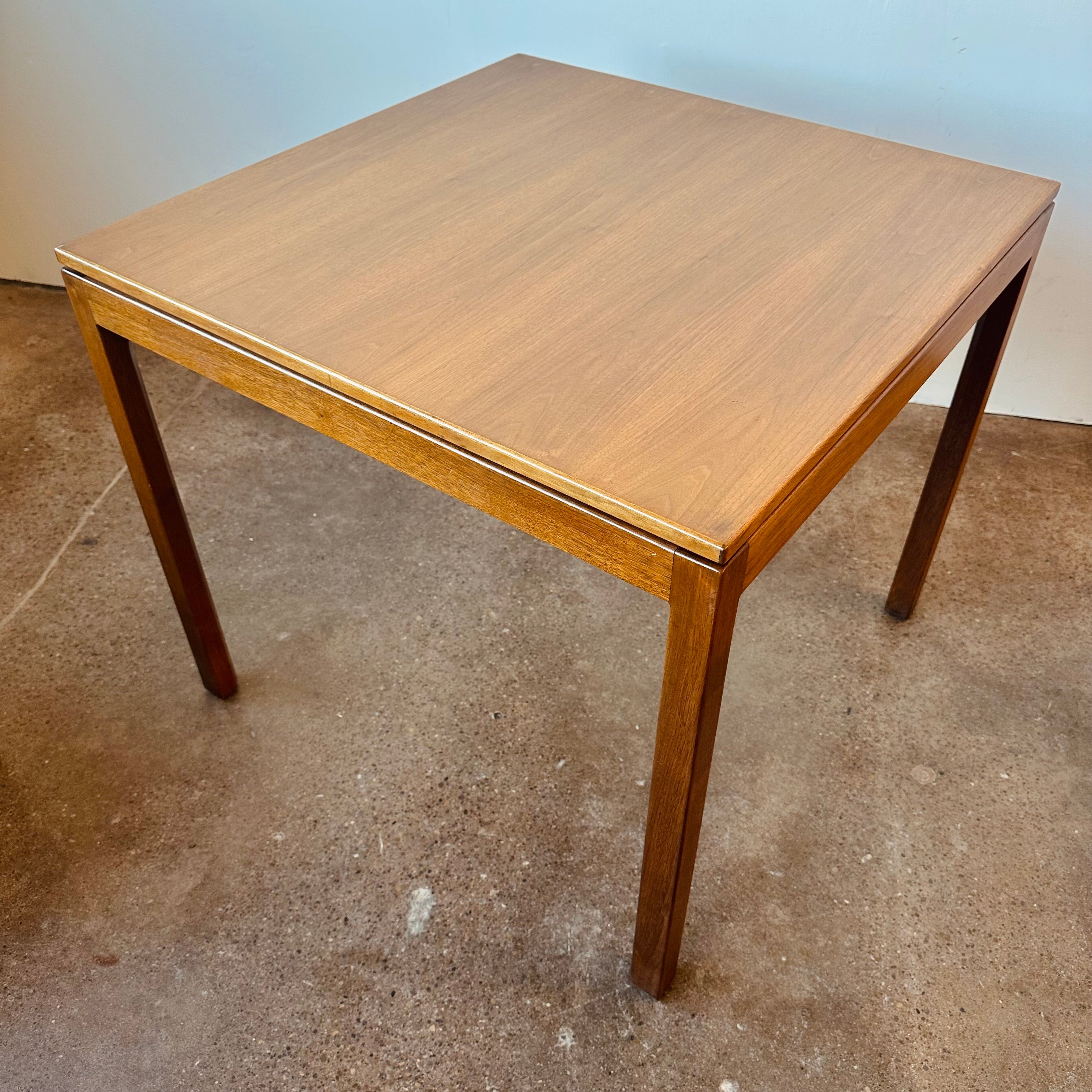 JENS RISOM MID-CENTURY WALNUT CAFE GAME TABLE – MiMO Decor