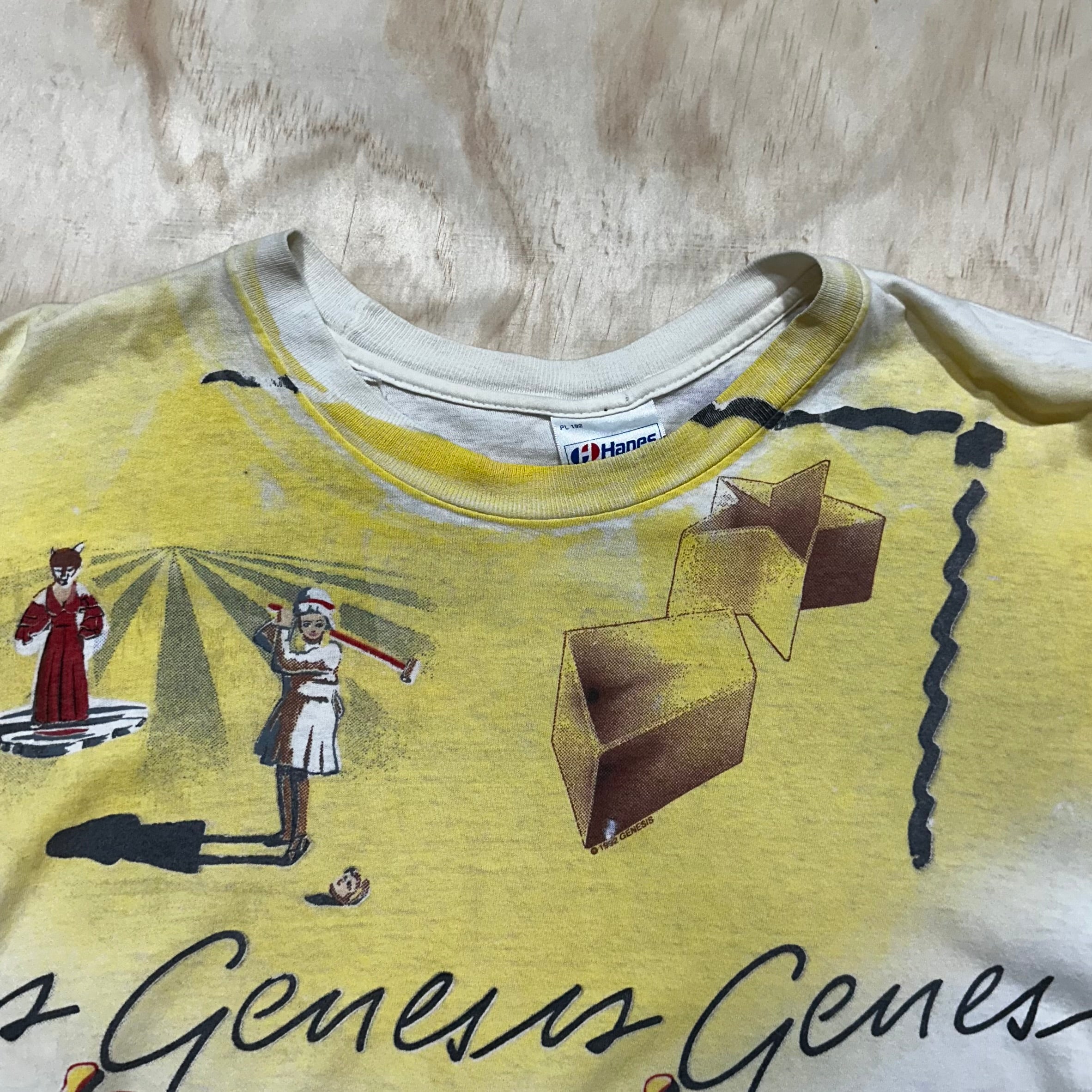 genesis tour 1992 Tシャツ Genesis Tour 92 Tシャツ Genesis Original