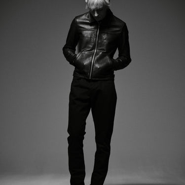 Leather Single Zipup Jacket – MINEDENIM