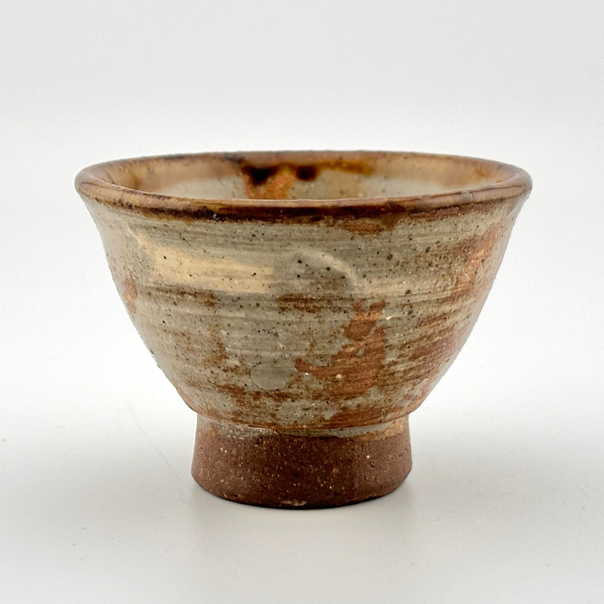 本物金城次郎 マカイ(壷屋焼魚文茶碗)共箱 栞 やちむん 人間国宝