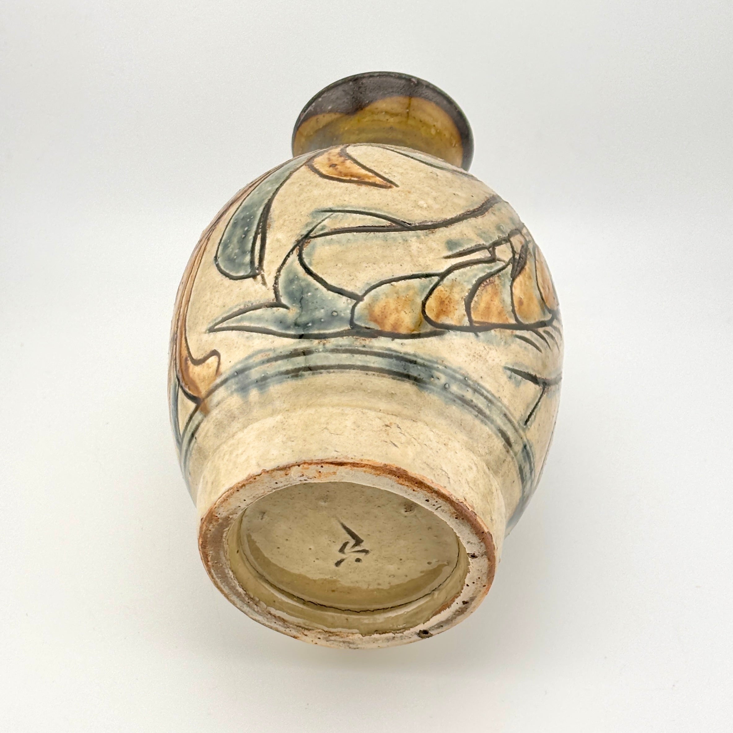 金城次郎 壺屋焼 花瓶 36cm 金城次郎 壺屋焼 花瓶 36cm - メルカリ