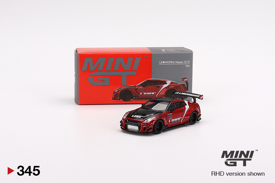 LBWORKSトイザらス限定 MINI GT R35 キャンディレッド 1:64 TSM MODEL
