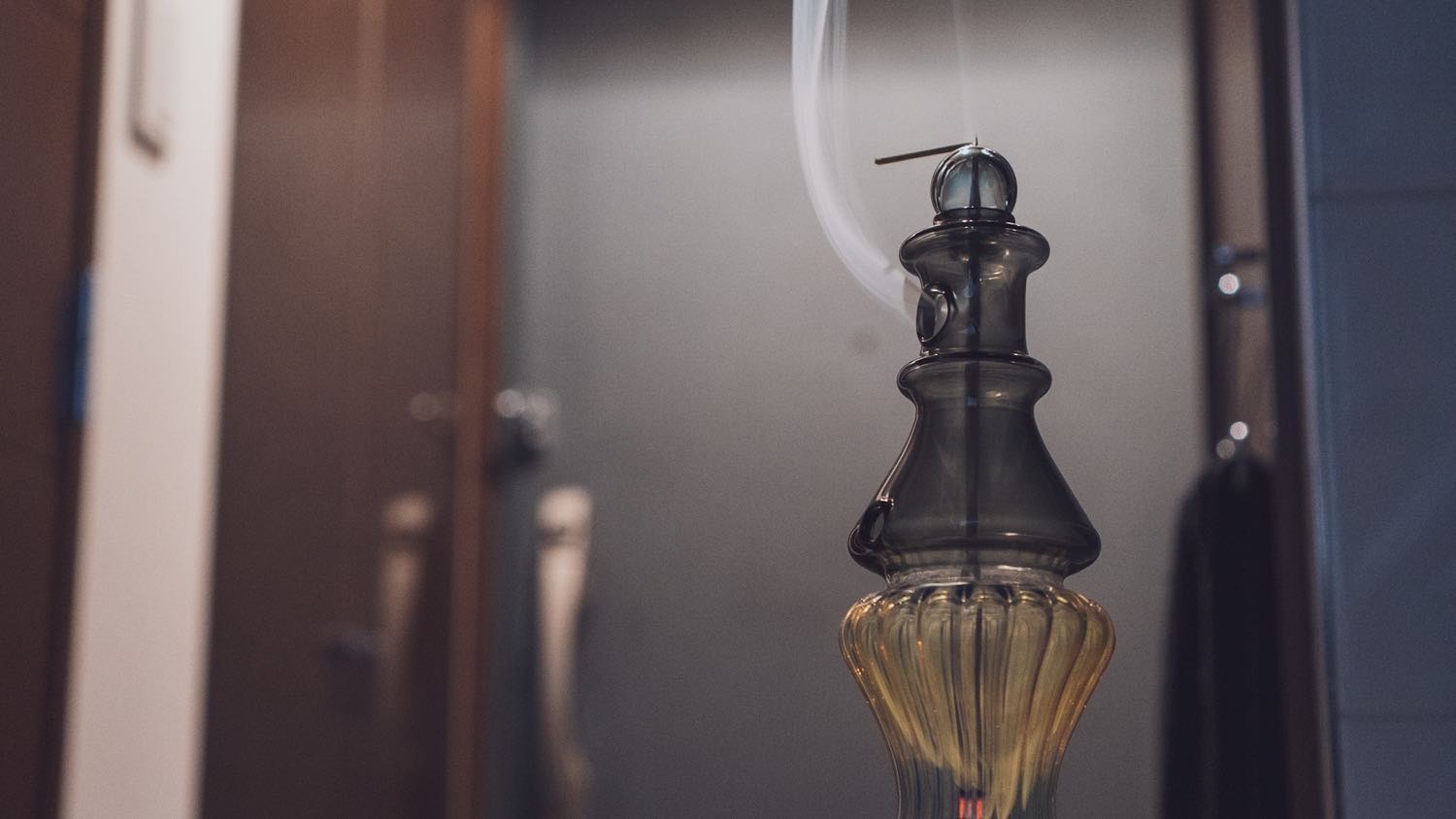 専用 スワールパターンのガラス製品 センドアップ お香立て SENDUP