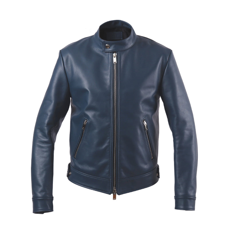 F0 シングルライダース カウレザー ネイビー – MINIMAL WARDROBE