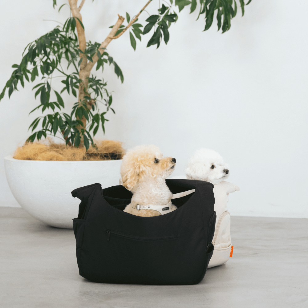 CROSS CARRY BAG｜小型犬用キャリーバッグ。軽くて自由な都会派スリング