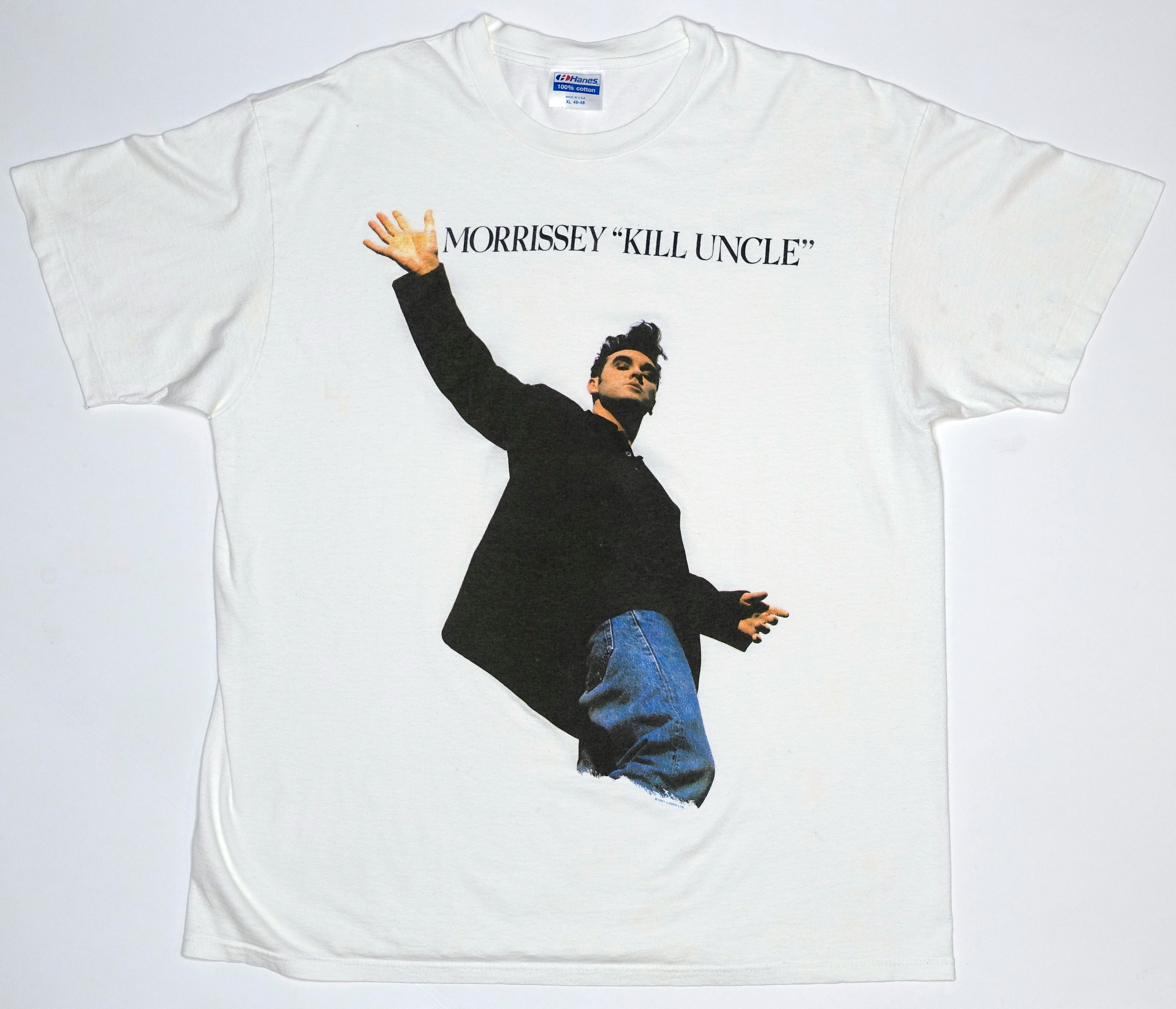 vintage MORRISSEY tシャツ サイズL1991 morrissey kill uncle tour