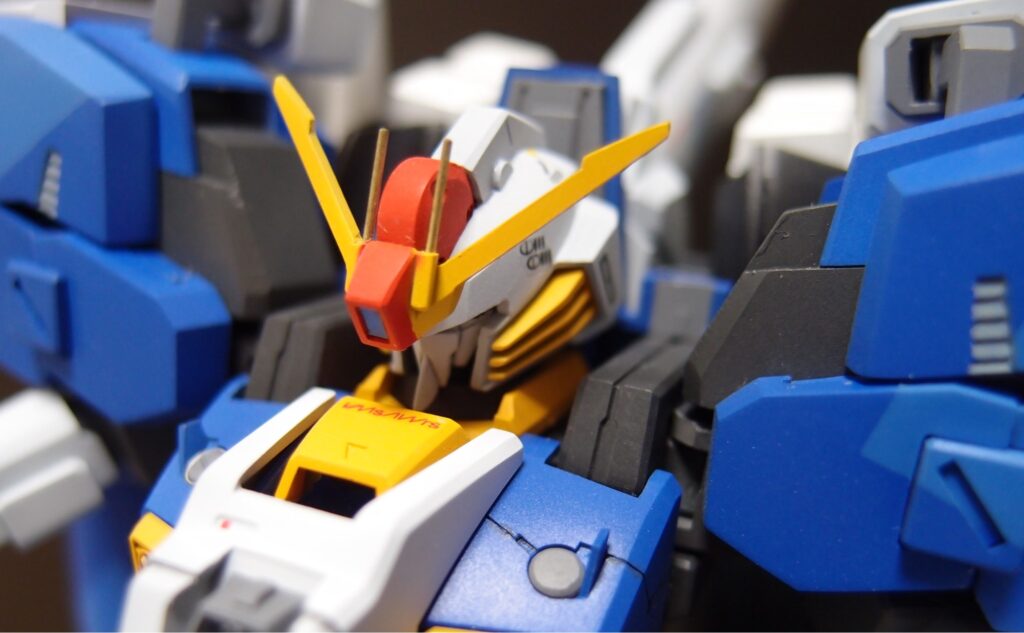 MGEx-Sガンダム肩換装パーツ取り付け、全塗装、改修 MGEx-Sガンダム肩