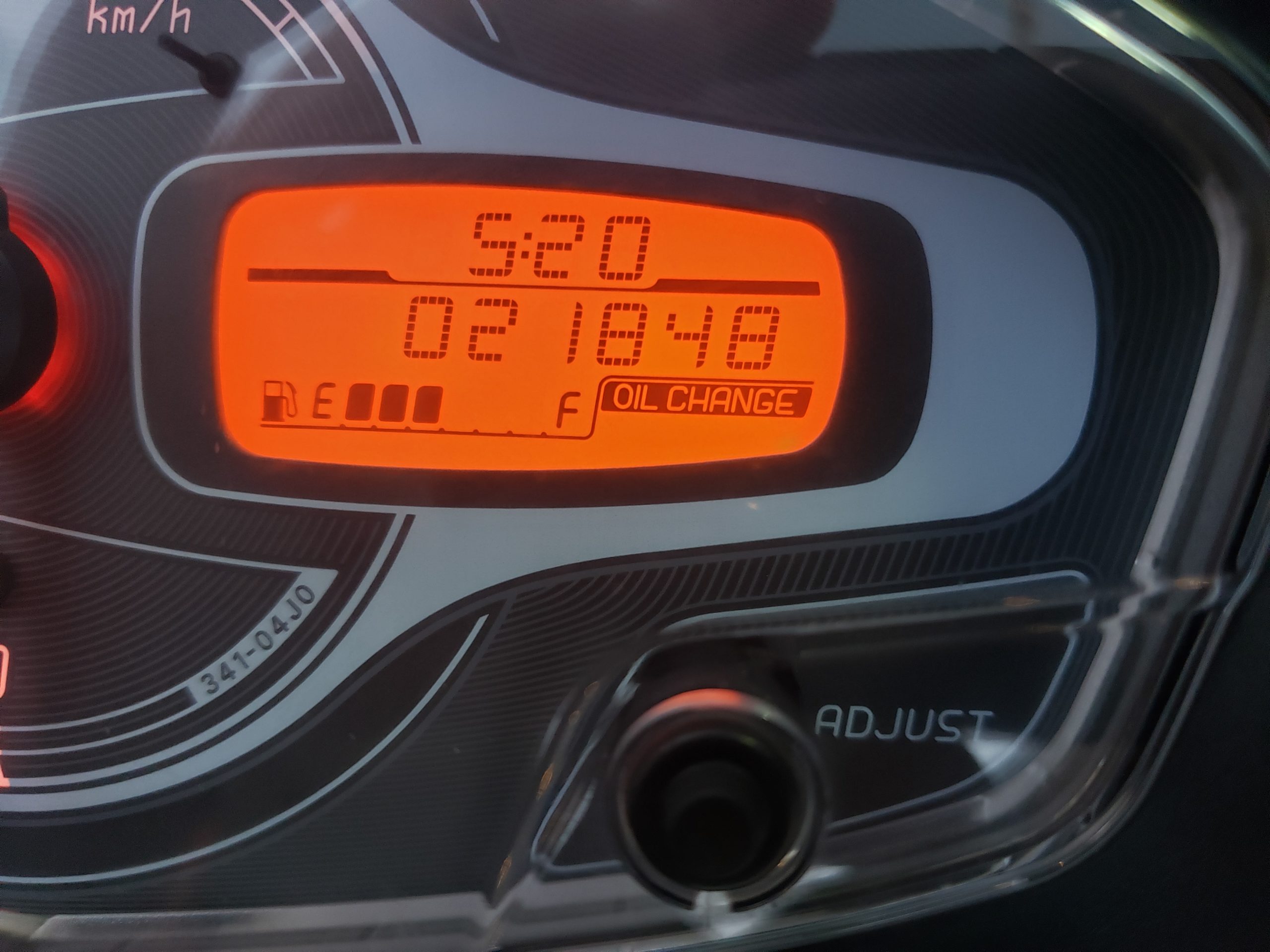 アドレスV125 純正メーター