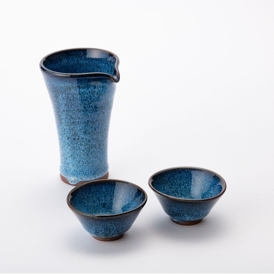 九谷焼 東山造 庄三風 色絵山水人物文鉢 共箱 V R5442 九谷焼 東山造