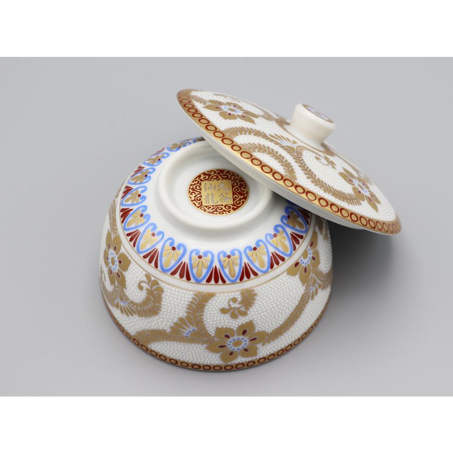 九谷焼＞蓋付汲出揃・白粒金唐草 | 石川県能美市 | 三越伊勢丹ふるさと納税