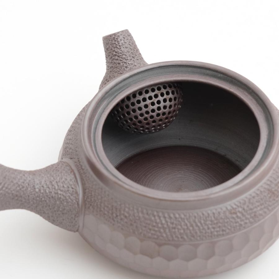 急須32 1.5号丸極細ダイヤ】三代森伊呂久 共箱 急須32 1.5号丸極細