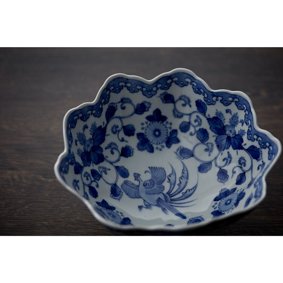 椿窯＞菊唐草紋 大鉢 | 愛知県瀬戸市 | 三越伊勢丹ふるさと納税