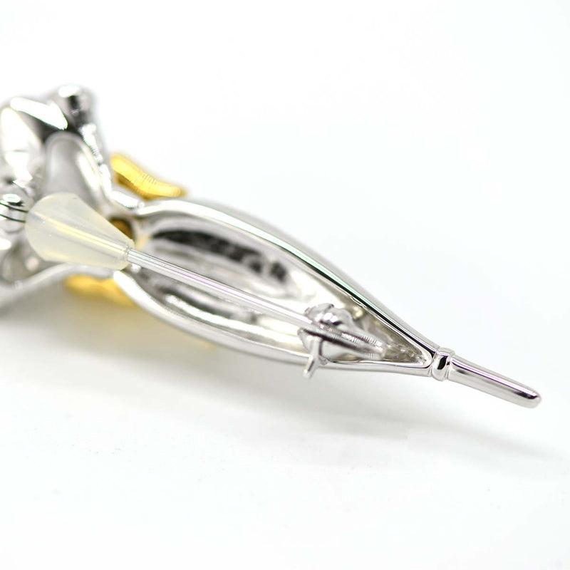 ミキモト 安全ピンモチーフ ブローチ K18 ミキモト 安全ピンモチーフ