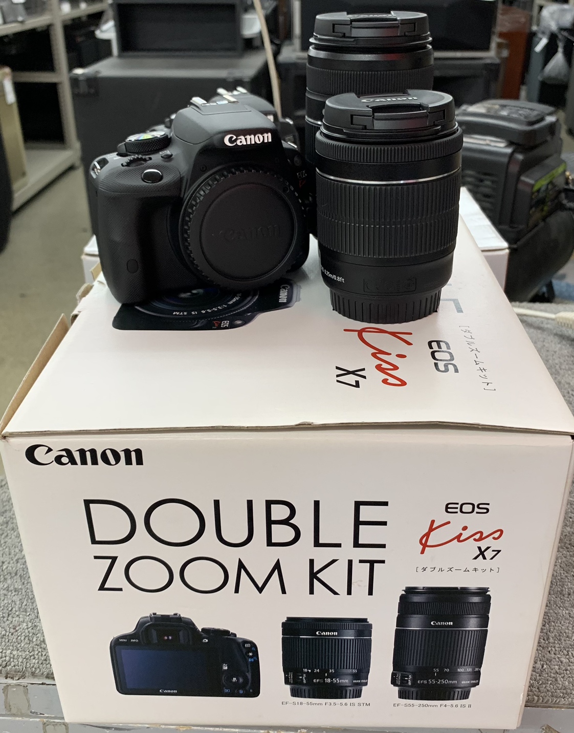canon EOS Kiss X7 ダブルズームキット