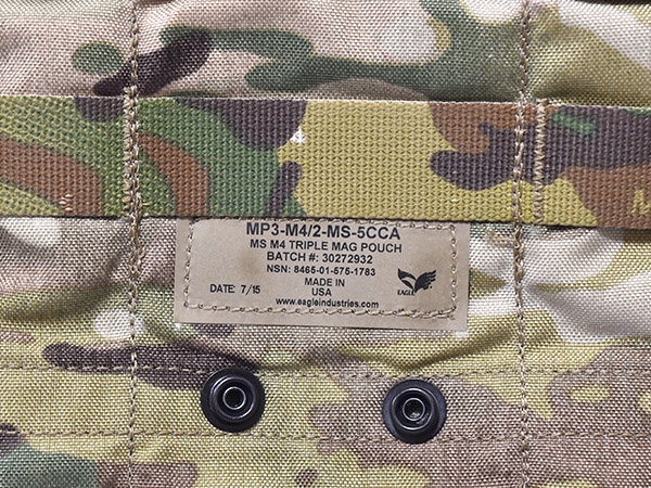 米軍実物 EAGLE M4 トリプルマガジンポーチ マルチカム SOFLCS 特殊
