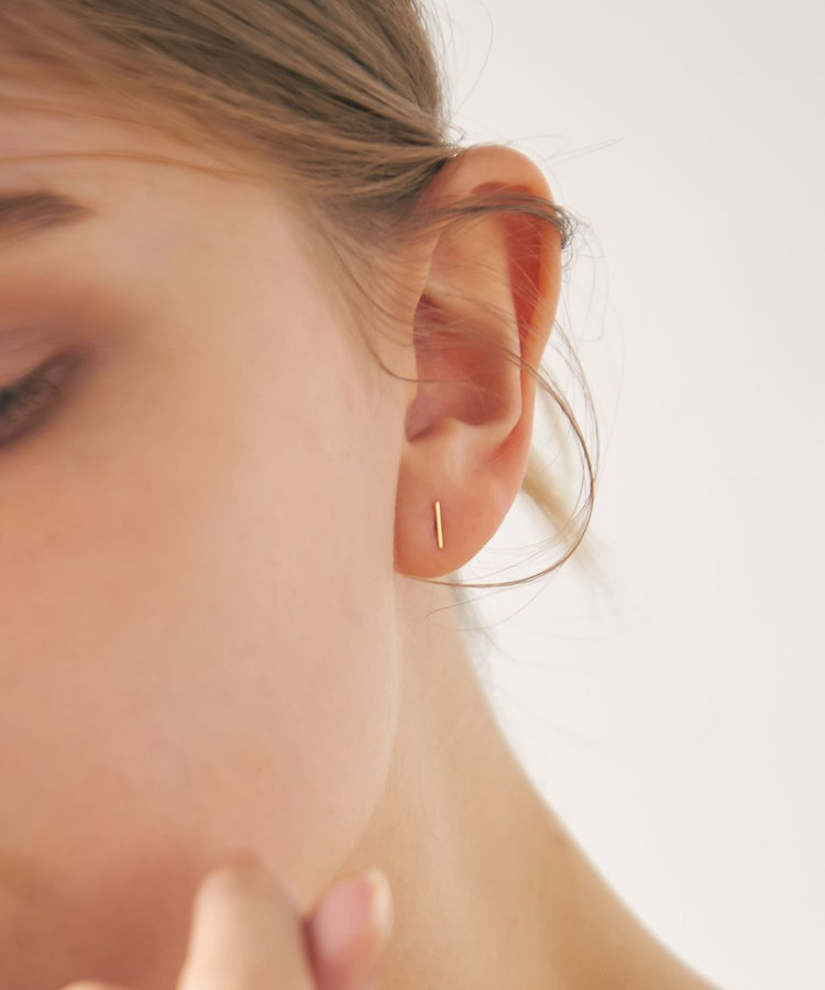 ONLINE Limited] K10YG ワイヤー ピアス（771523） ｜ women