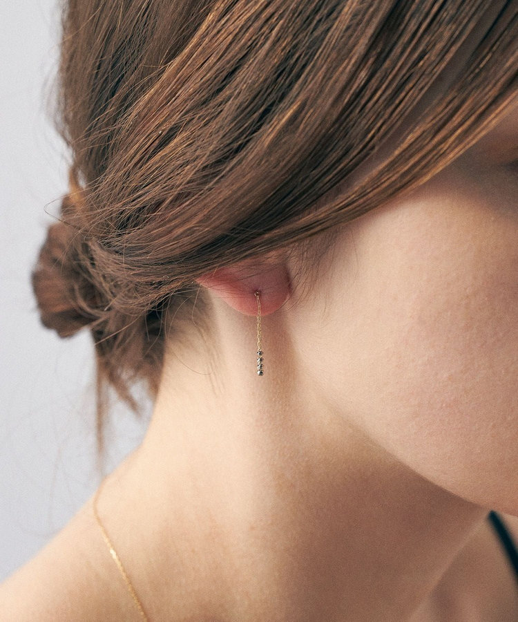 K18YG e_Grain バイカラー ピアス（270880） ｜ women（ウィメンズ