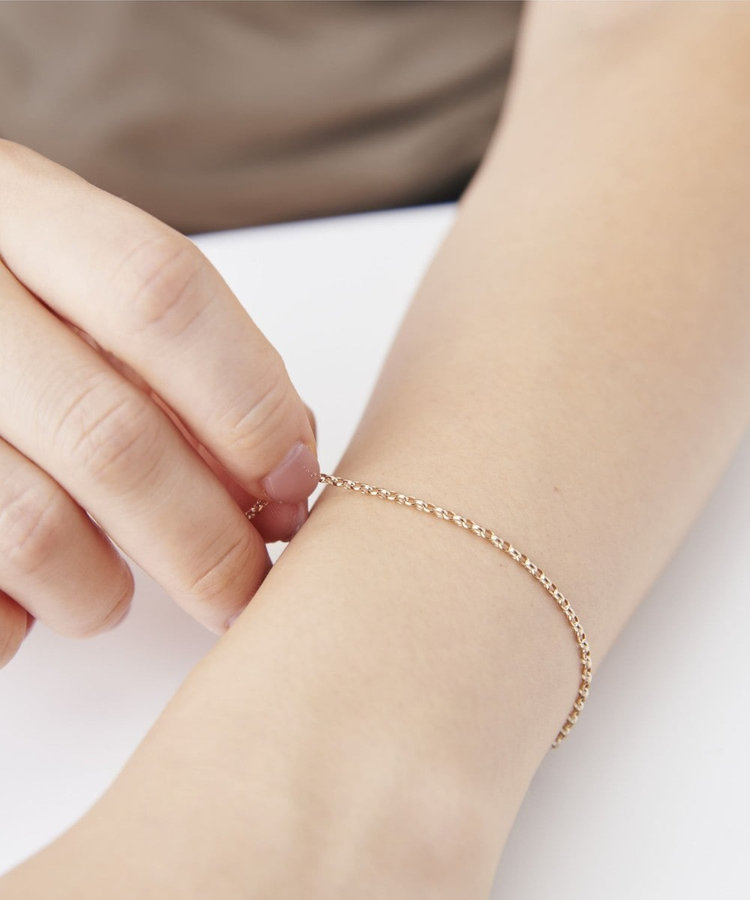 ete ゴールドブレスレット ギフトボックス付き eteブレスレットギフト