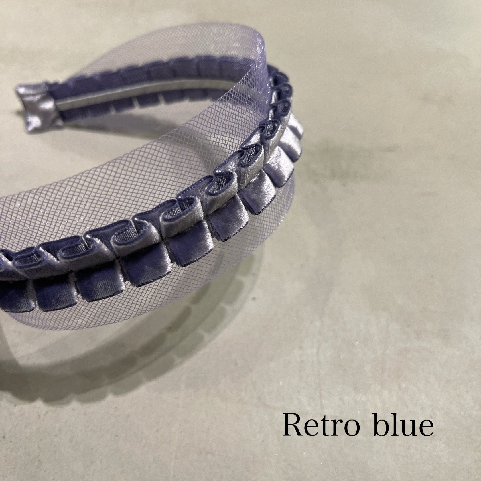 Frill ribbon Headband – millinery mino