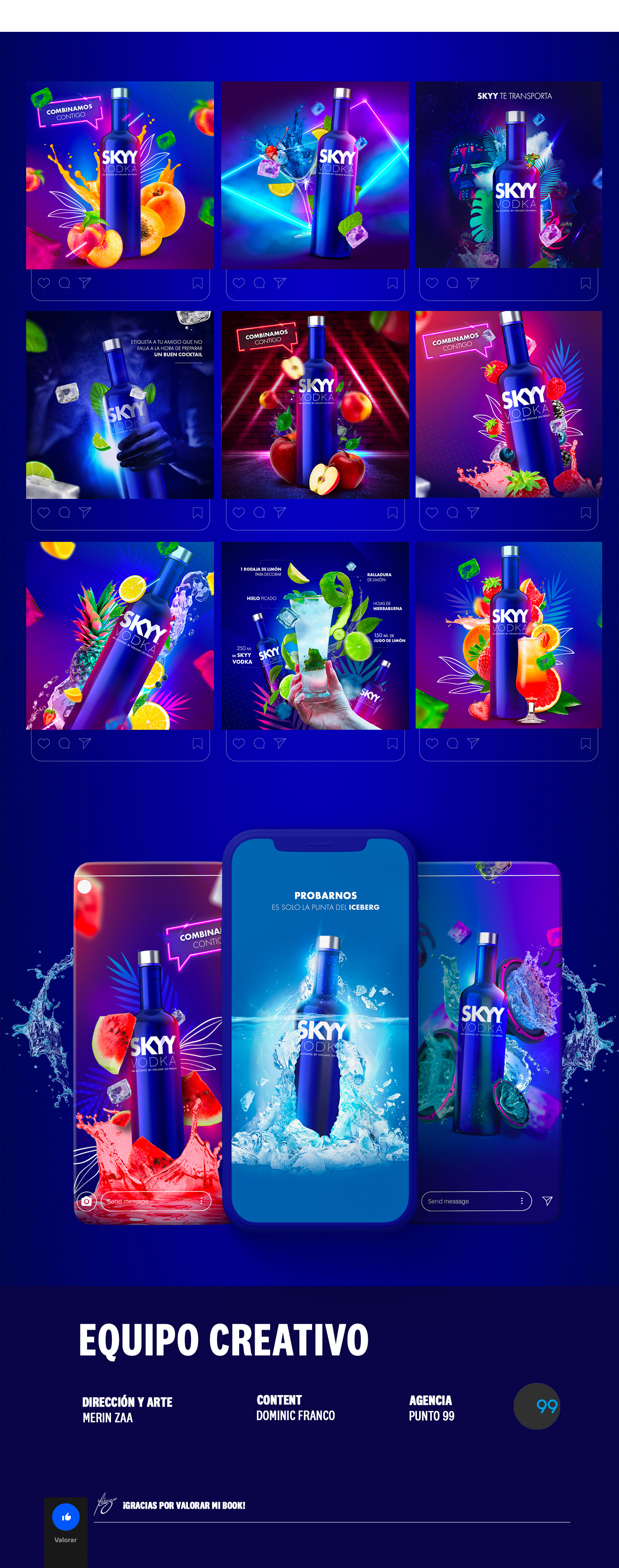 SKYY VODKA ネオン看板