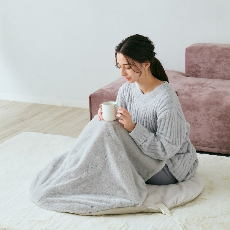 フランフラン Francfranc ヒーターブランケット（毛布） グレー 電気