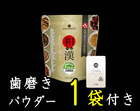犬のダイエット・減量・肥満のための食事療法～和漢・みらいの