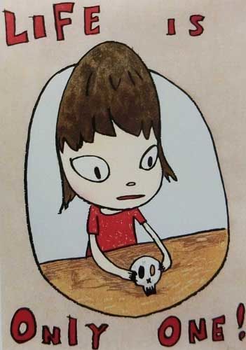 現代アート 絶版 奈良美智 Fuckin' Politics ポスター 現代アート 絶版