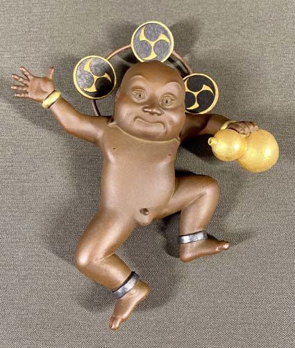 韋駄天童子 籔内佐斗司 オブジェ 置物 新品 Amazon.co.jp: 韋駄天童子