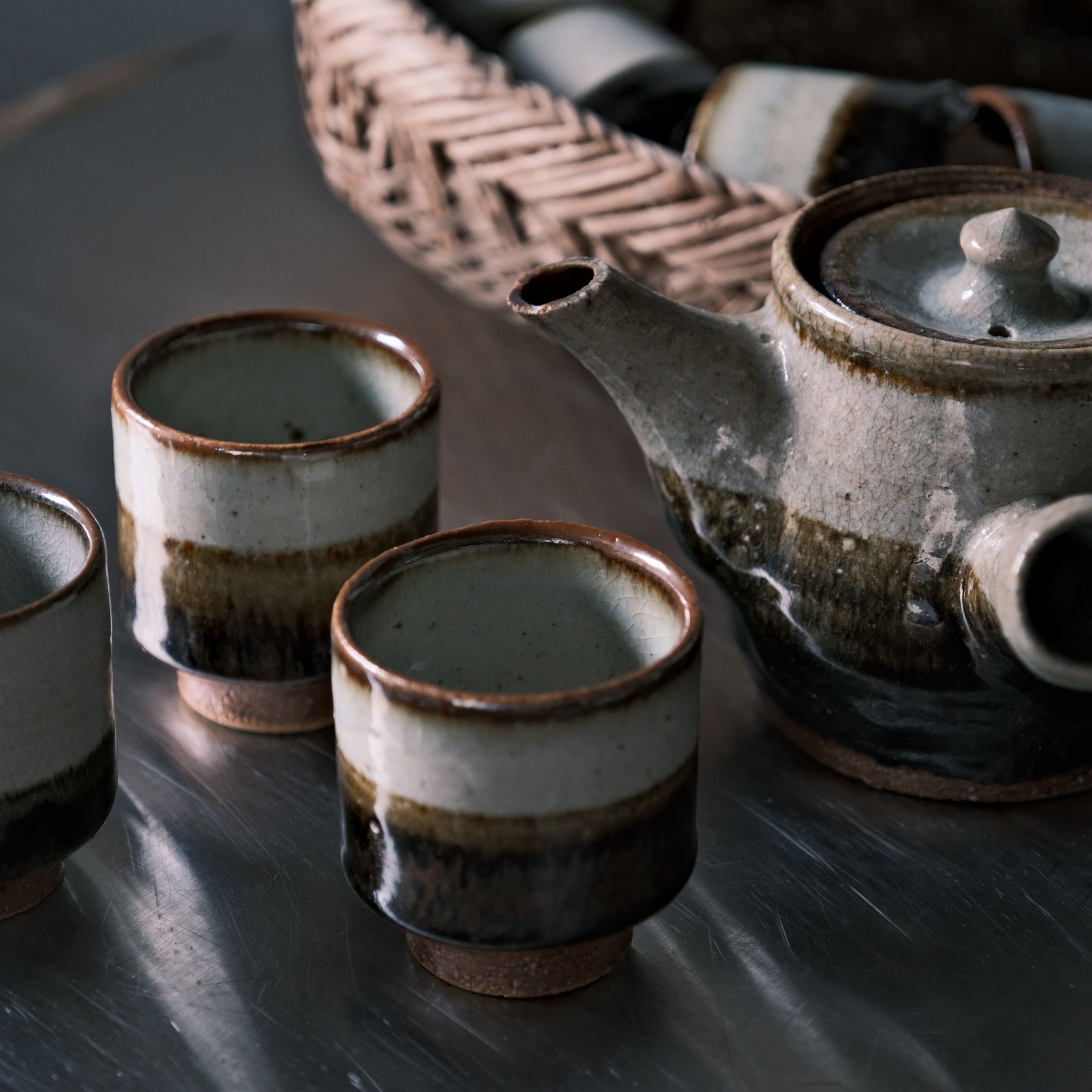 倉敷みなと窯 沖塩明樹 作 皿 民藝 検索 武内晴二郎 倉敷みなと窯 沖塩