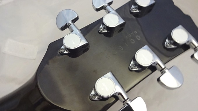 Master Graft BK ミニエレアコ ガットギター ペグGOTOH交換 Master