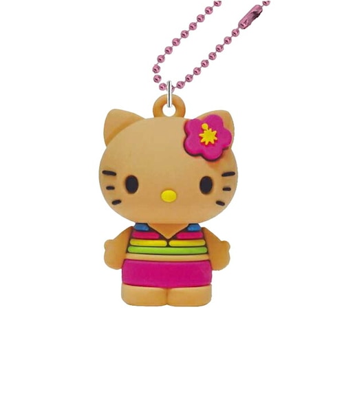 ハローキティ ぬいぐるみ エアロビ 日焼け サンリオ マスコット kitty