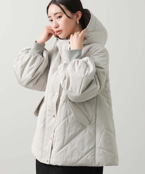 2＿ダイヤキルト中綿フードA｜グレディブリリアンの通販｜&mall