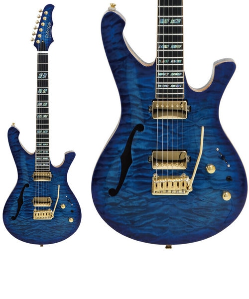 MD-Premier MD-G1/R エレキギター 国産 セミアコ ホロウボディ